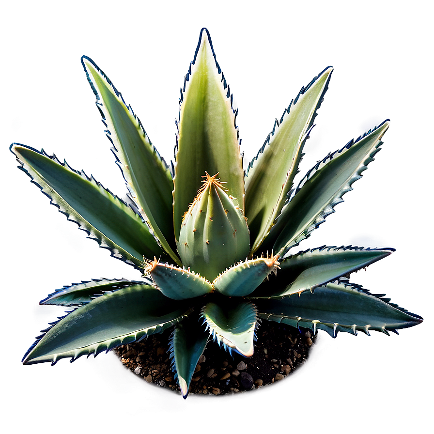 Agave Plant Aerial View Png Tkc PNG Image