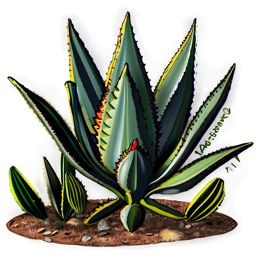 Agave Plant Garden Png Yso84 PNG Image