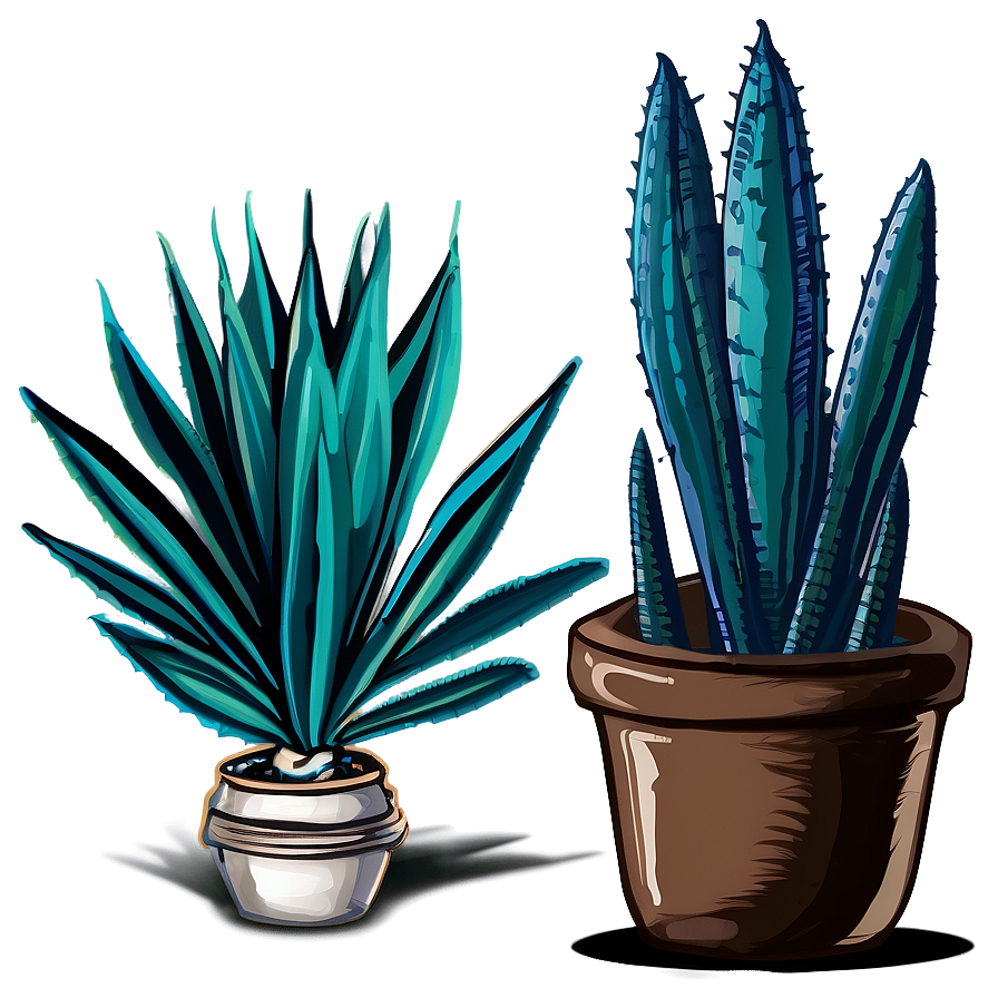 Agave Plant Illustration Png Lrv99 PNG Image