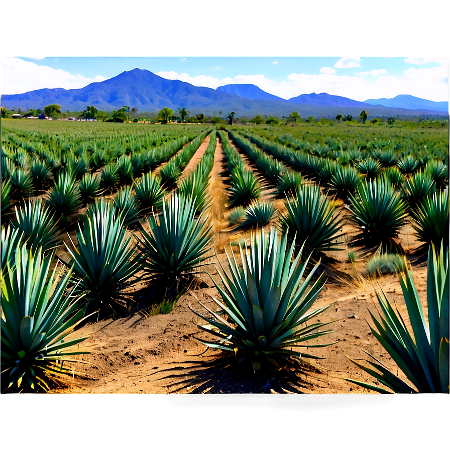 Agave Tequila Field Mexico Png Iep5 PNG Image