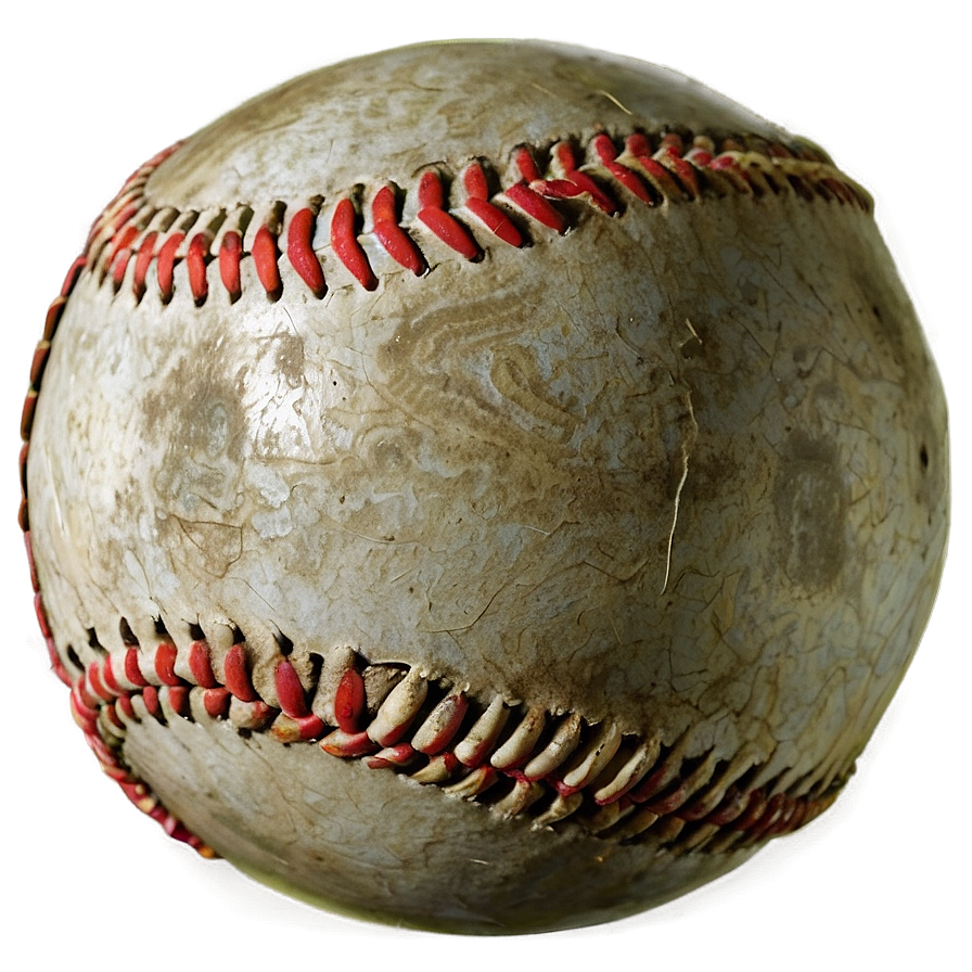 Aged Baseball Graphic Png 86 PNG Image