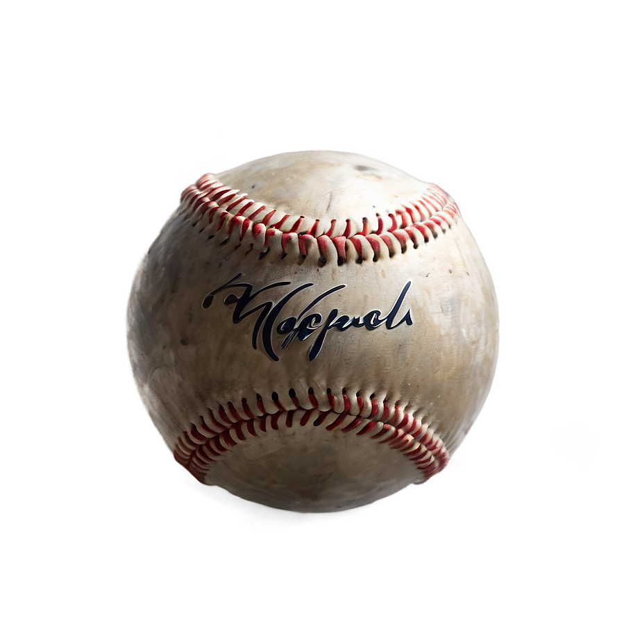 Aged Baseball Graphic Png Oxw PNG Image