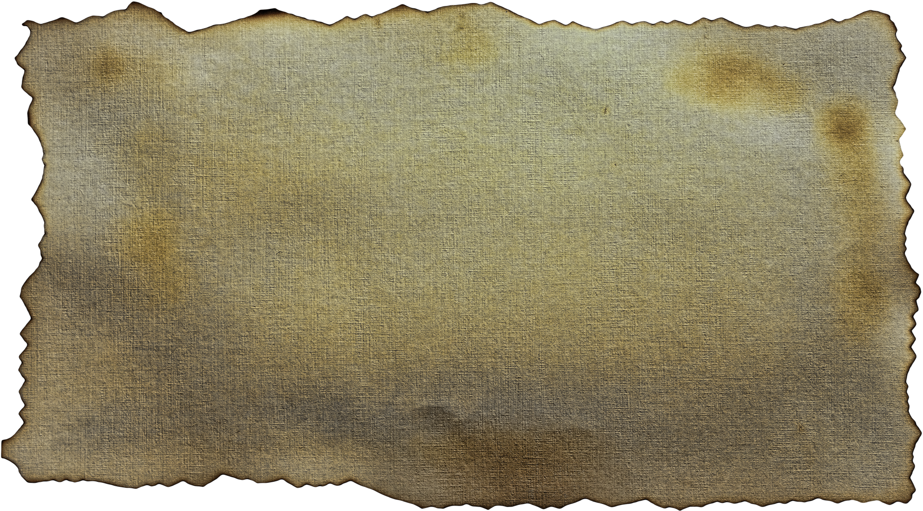 Aged Burnt Paper Texture PNG Image