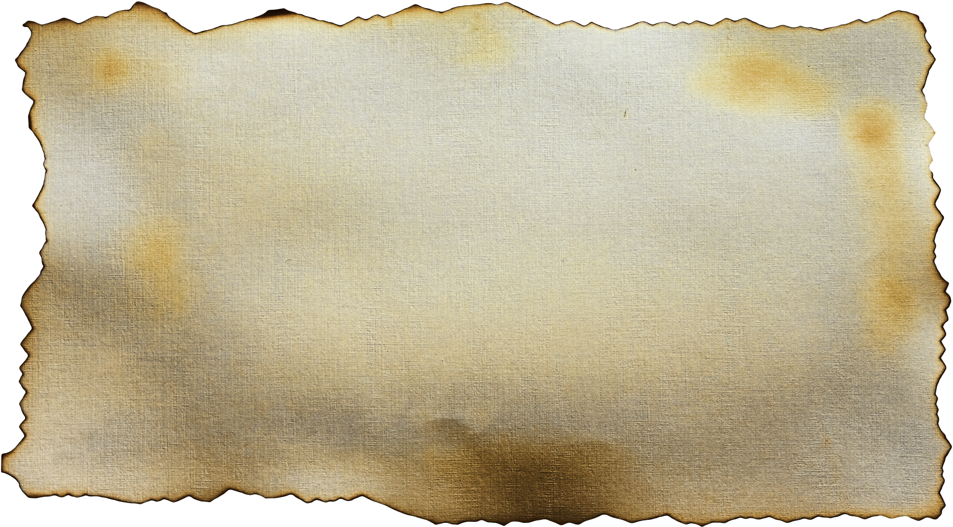 Aged Burnt Paper Texture PNG Image