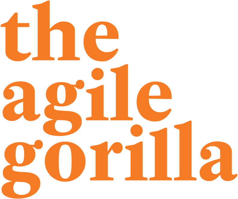 Agile Gorilla Logo Orange PNG Image