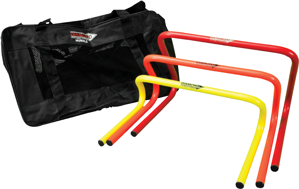 Agility Training Hurdleswith Carry Bag PNG Image