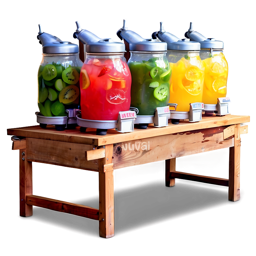 Aguas Frescas Beverage Station Png 90 PNG Image