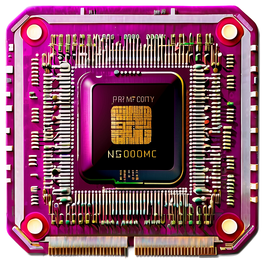 Ai Processor Chip Png Wge13 PNG Image