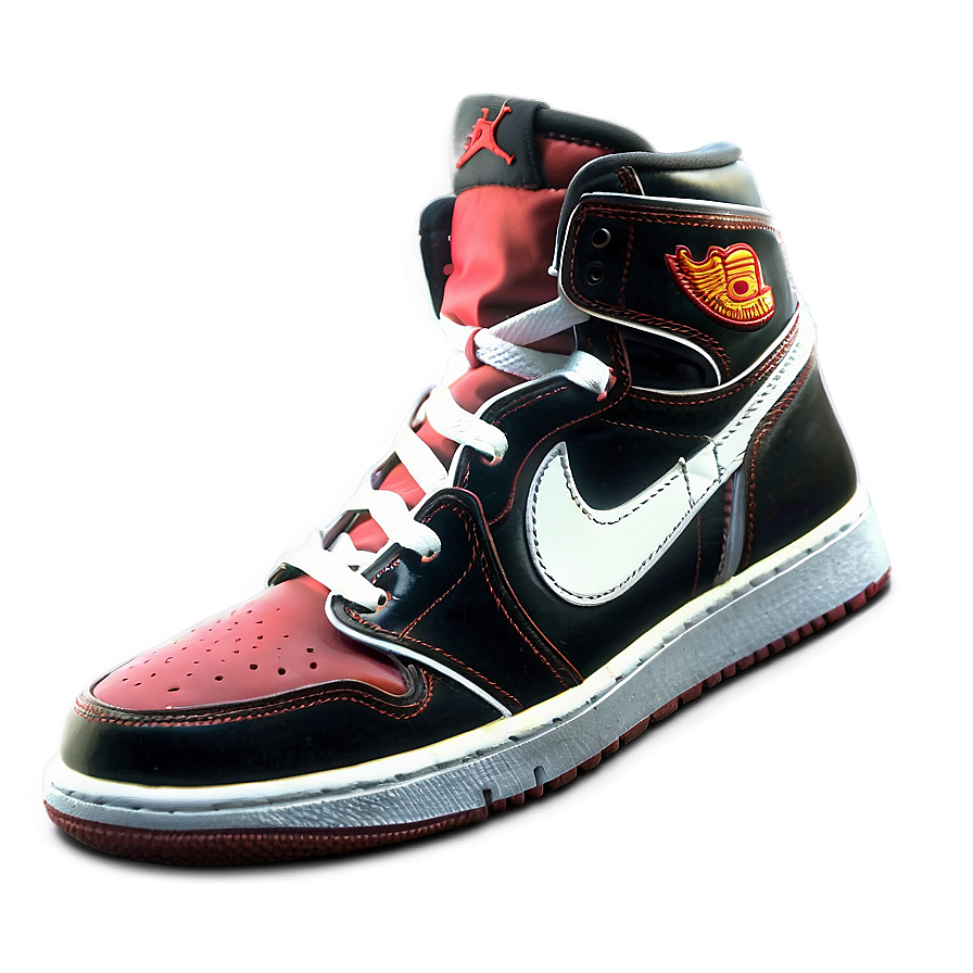 Air Jordan 1 Basketball Shoe Png 4 PNG Image