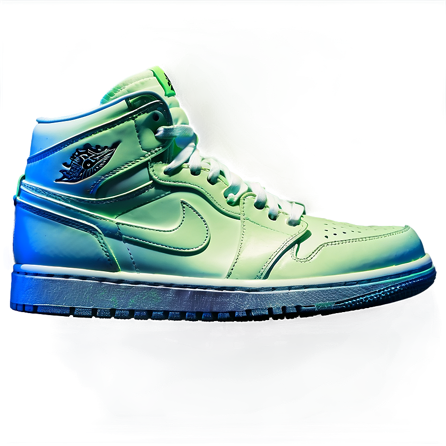 Air Jordan 1 Glow In The Dark Png 57 PNG Image