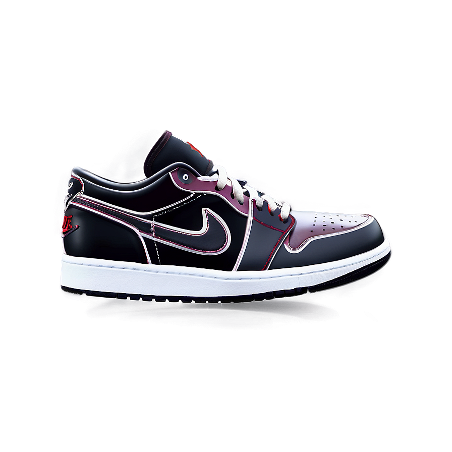 Air Jordan 1 Low Cut Design Png 06202024 PNG Image