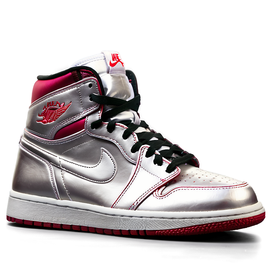 Air Jordan 1 Satin Finish Png Crm57 PNG Image