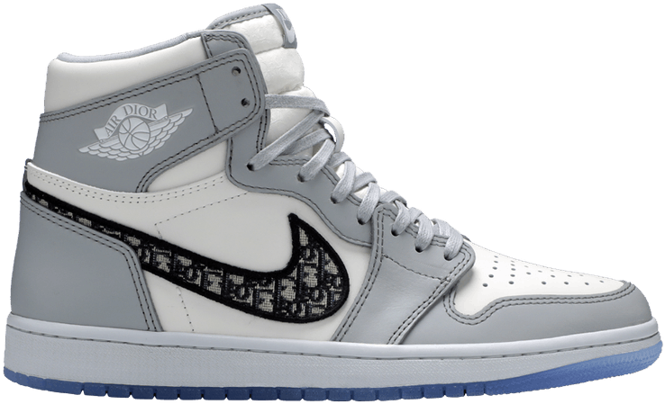 Air Jordan Dior High Top Sneaker PNG Image