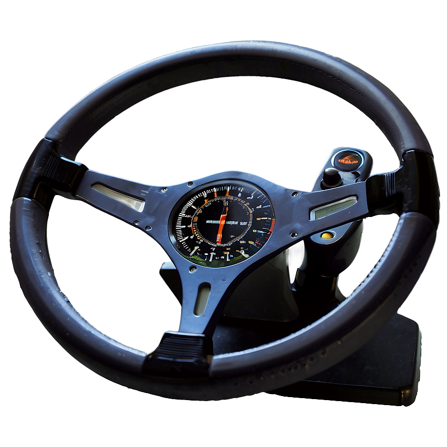 Aircraft Cockpit Steering Wheel Png Rhf PNG Image