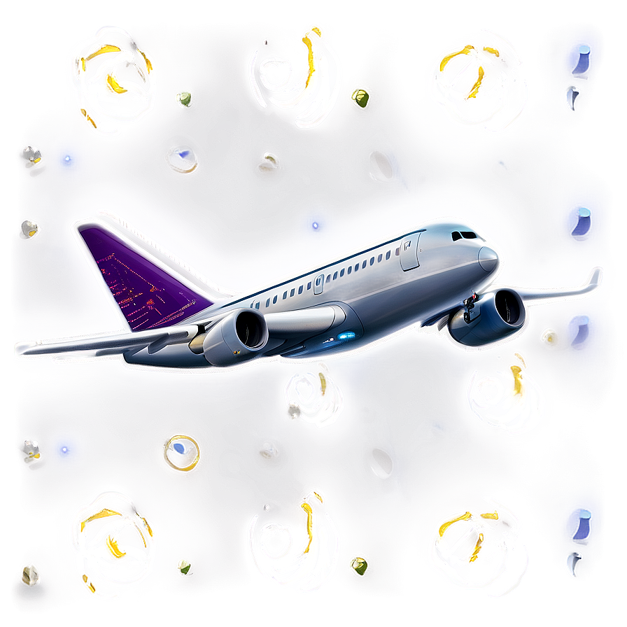 Airplane Landing Png Liv PNG Image