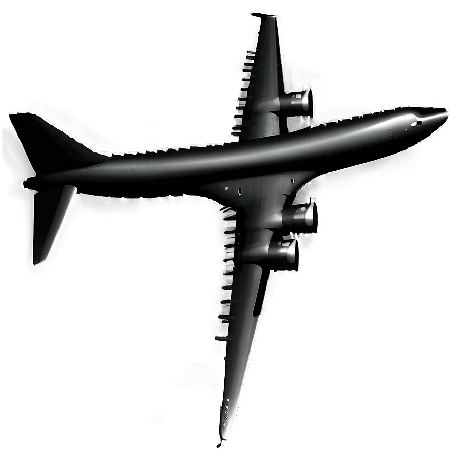 Airplane Outline Png Cxt PNG Image