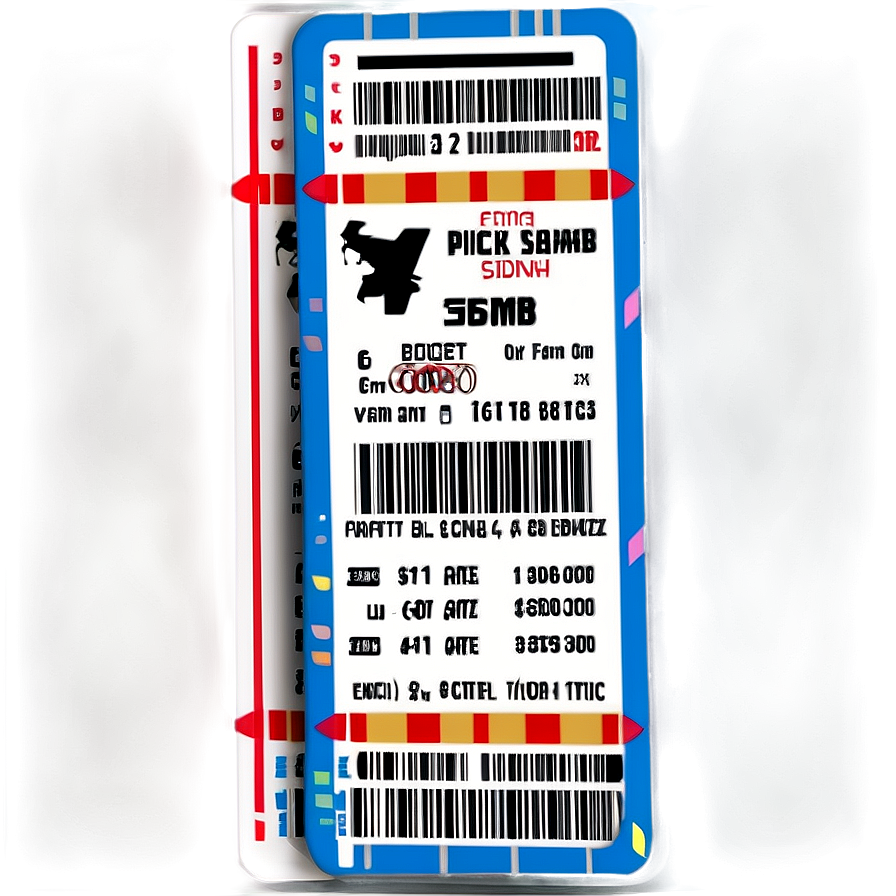 Airplane Ticket Png 05252024 PNG Image