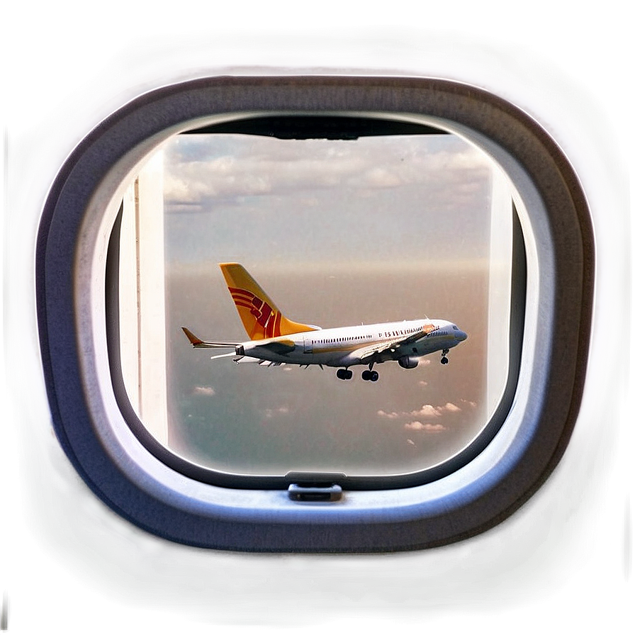 Airplane Window View Png Sks PNG Image