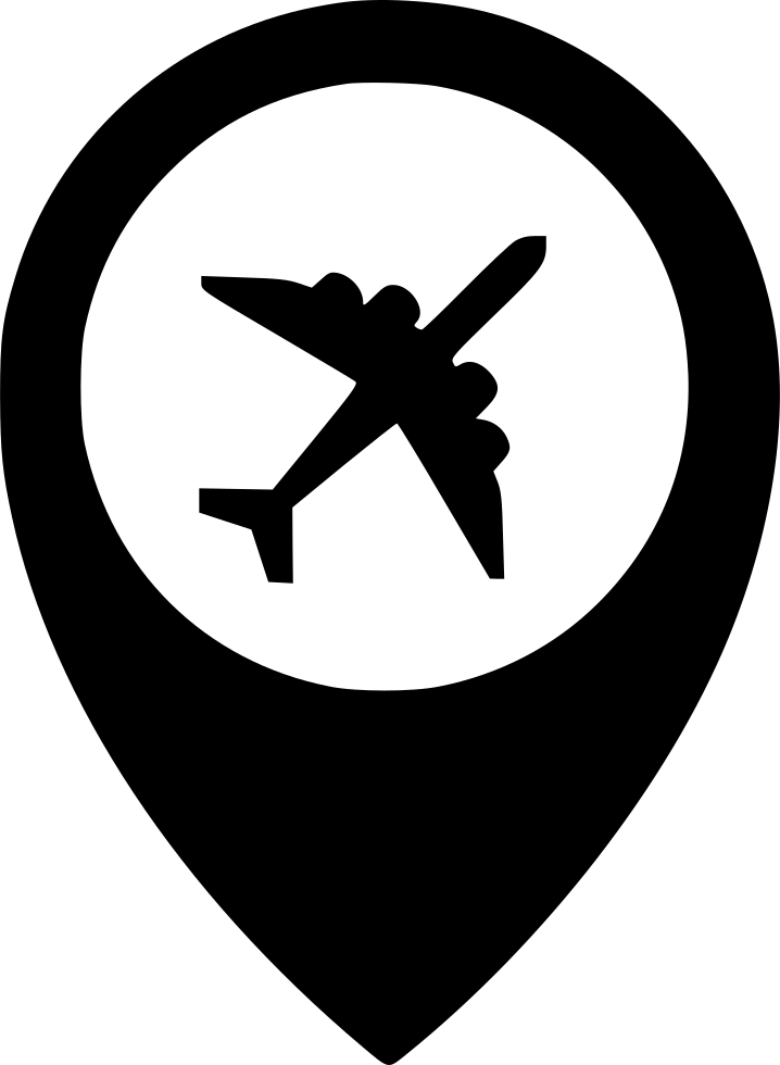 Airport Location Icon PNG Image