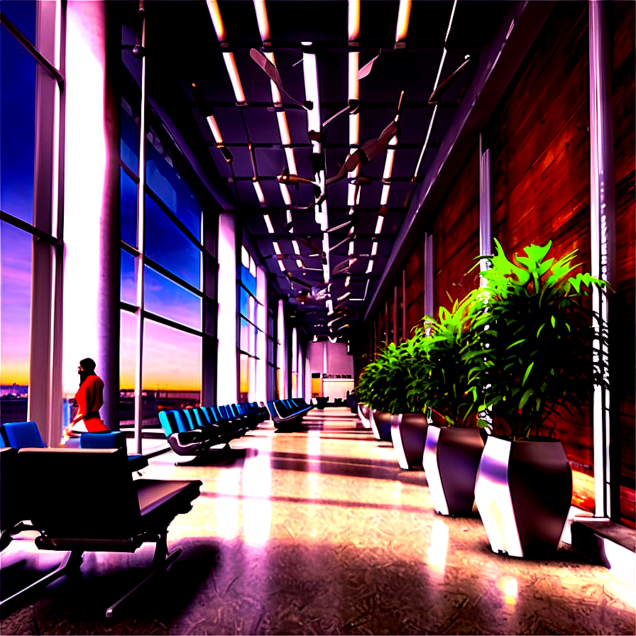 Airport Waiting Lounge Png 06112024 PNG Image