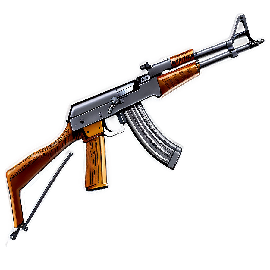 Ak 47 In Warfare Png Tct20 PNG Image