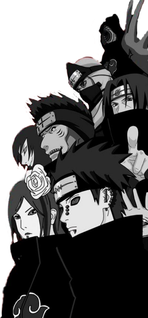 Akatsuki Members Itachi Focused PNG Image