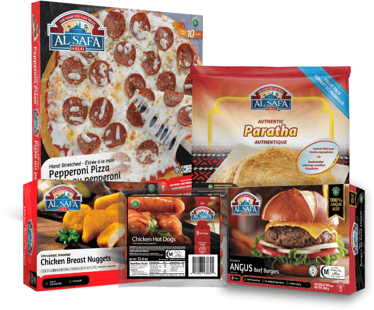 Al Safa Halal Food Products Collection PNG Image