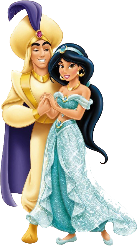 Aladdinand Jasmine Together PNG Image