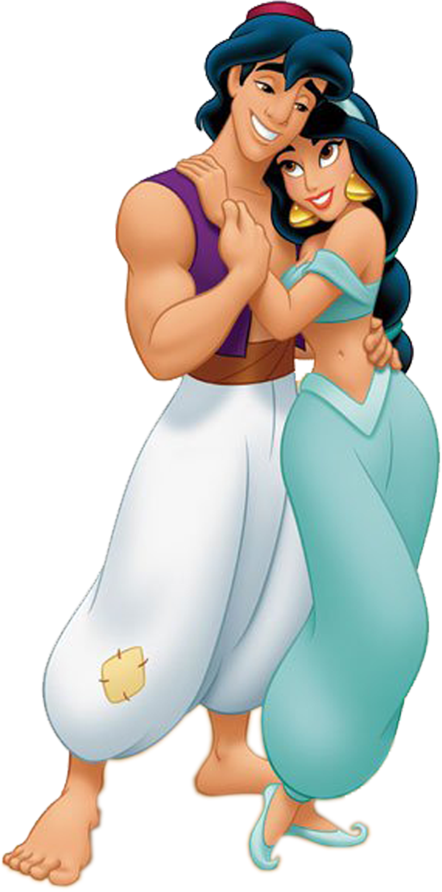 Aladdinand Jasmine Together PNG Image