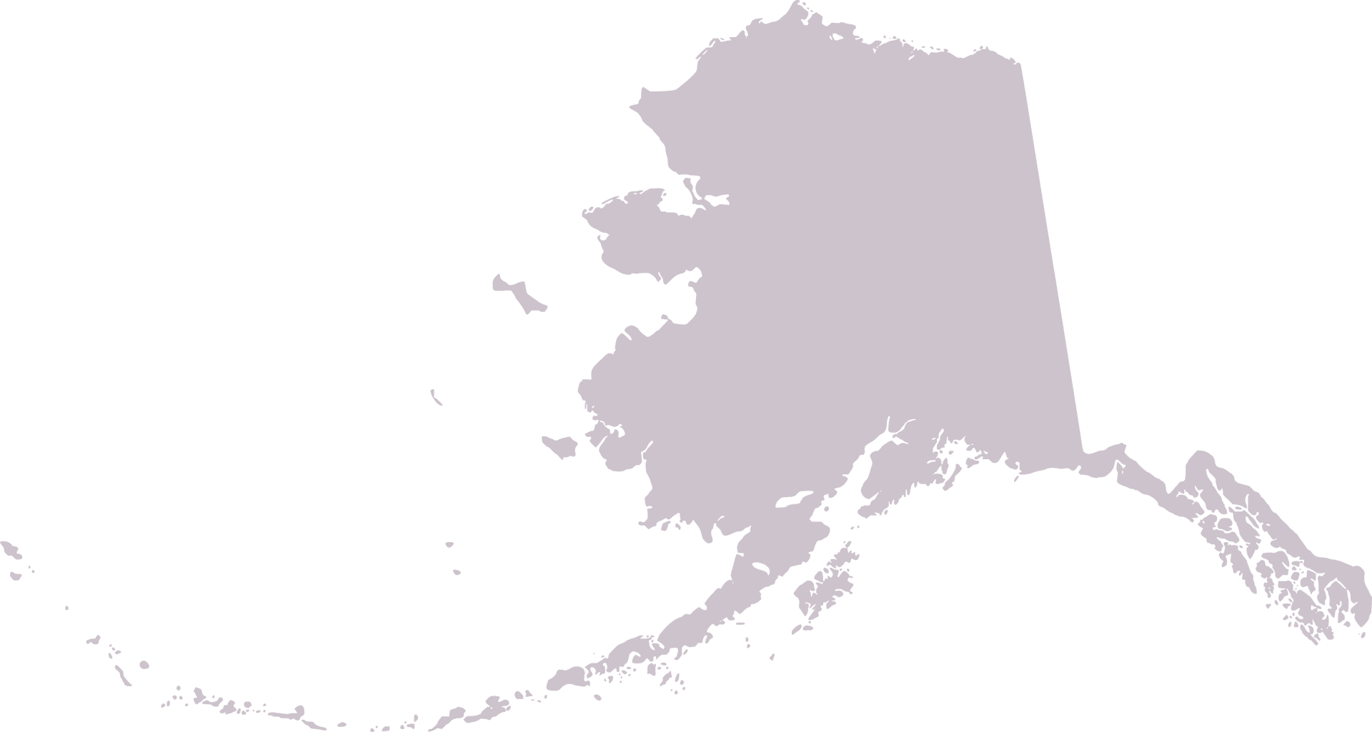 Alaska Silhouette Outline PNG Image