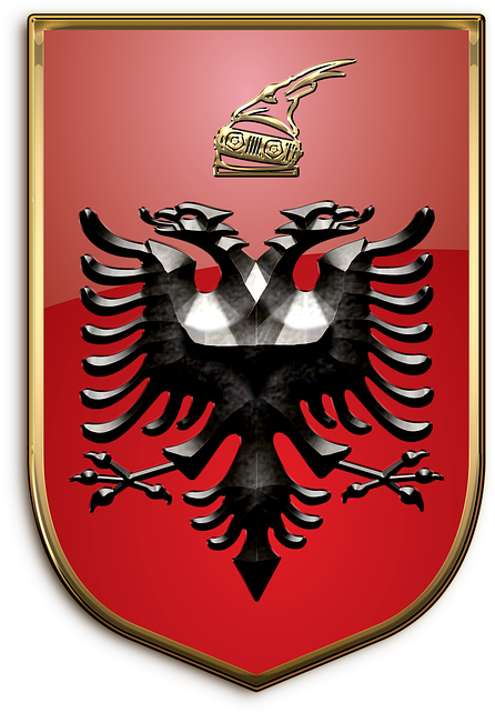 Albanian National Coatof Arms PNG Image