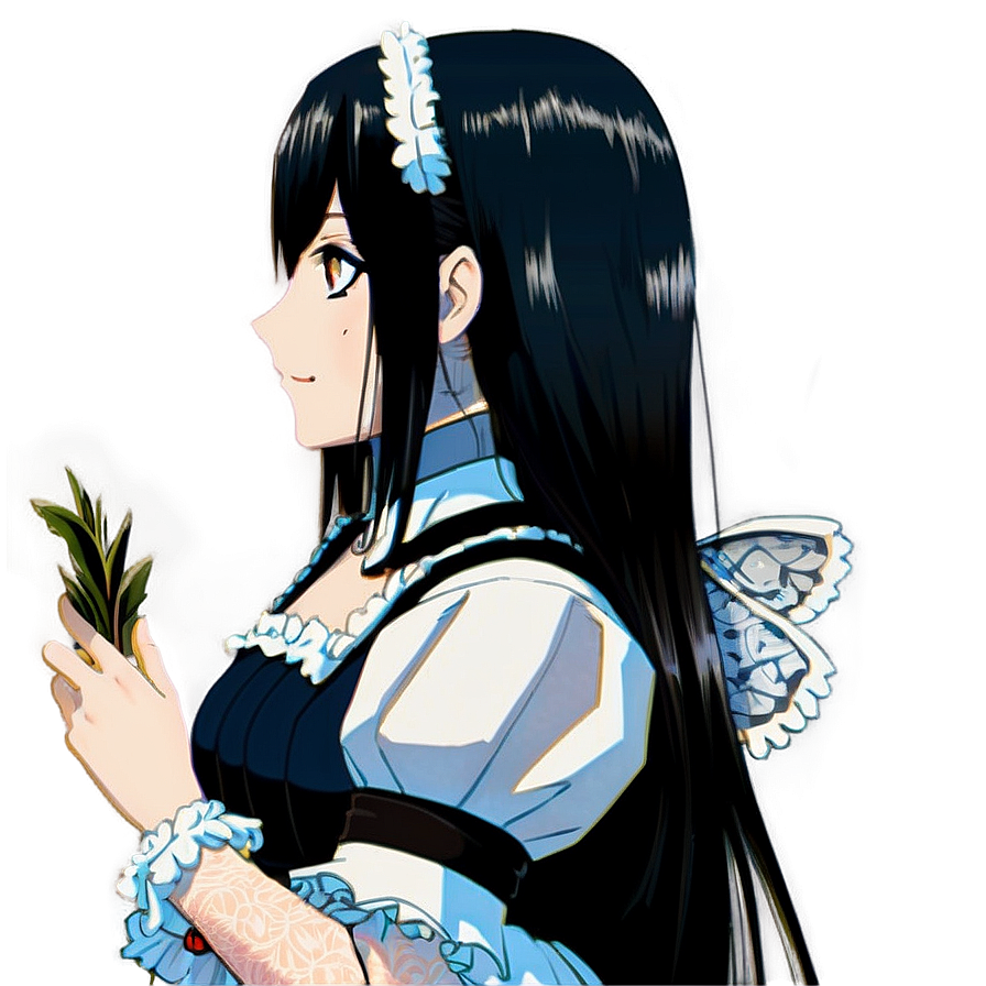 Albedo Maid Outfit Png Aaa PNG Image