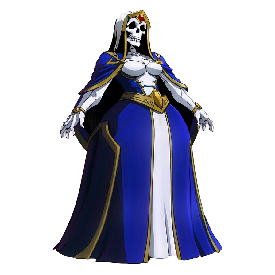 Albedo With Ainz Ooal Gown Png 06272024 PNG Image