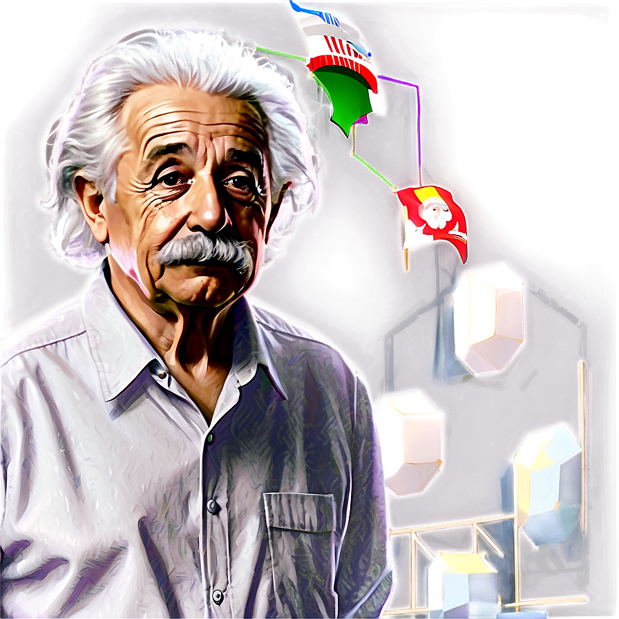 Albert Einstein In Classroom Png Occ PNG Image