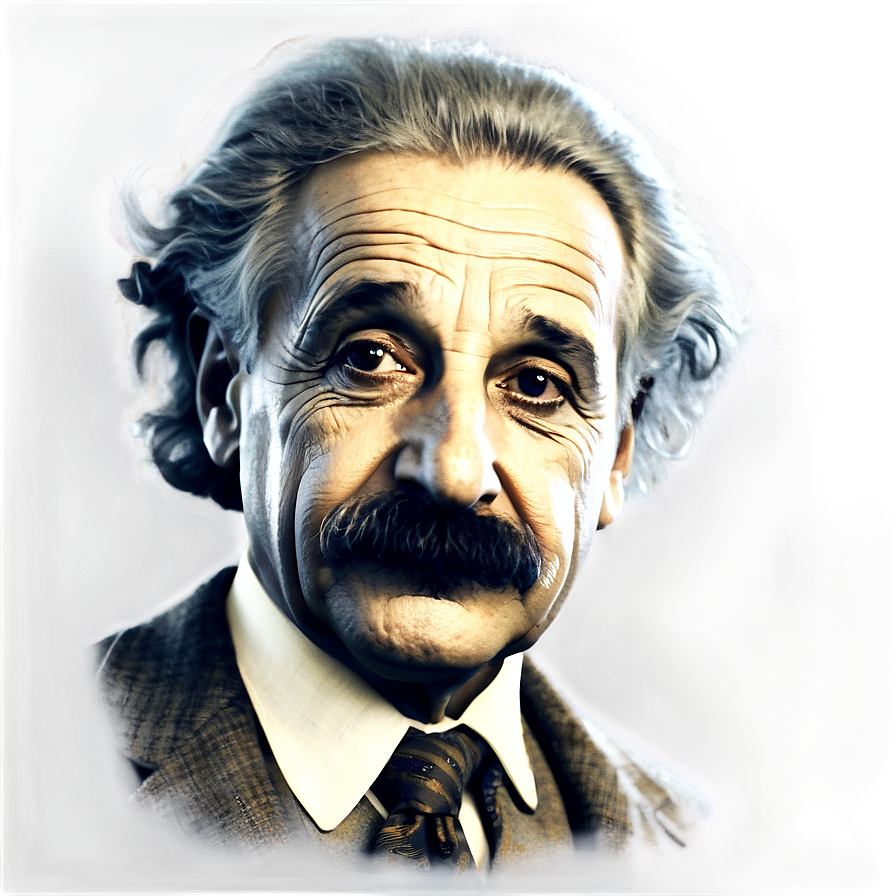 Albert Einstein With Mustache Png 06122024 PNG Image