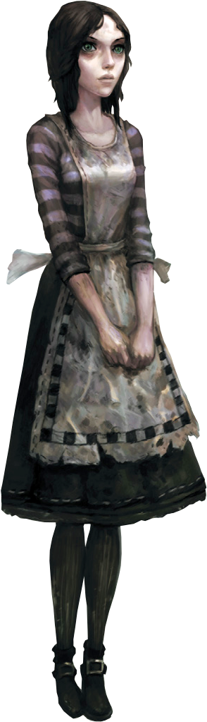 Alicein Wonderland Character Art PNG Image