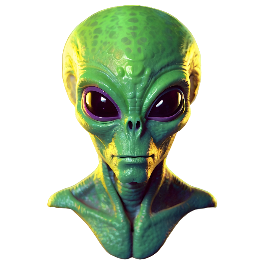 Alien Cartoon C PNG Image