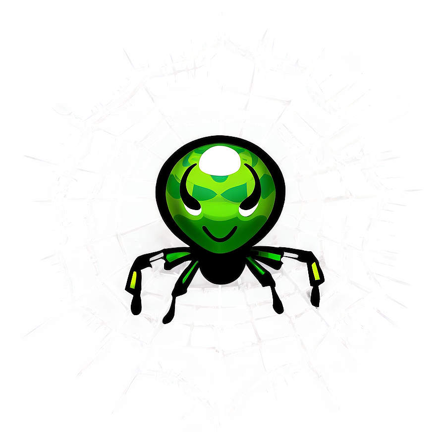 Alien Spider Hybridon Web PNG Image