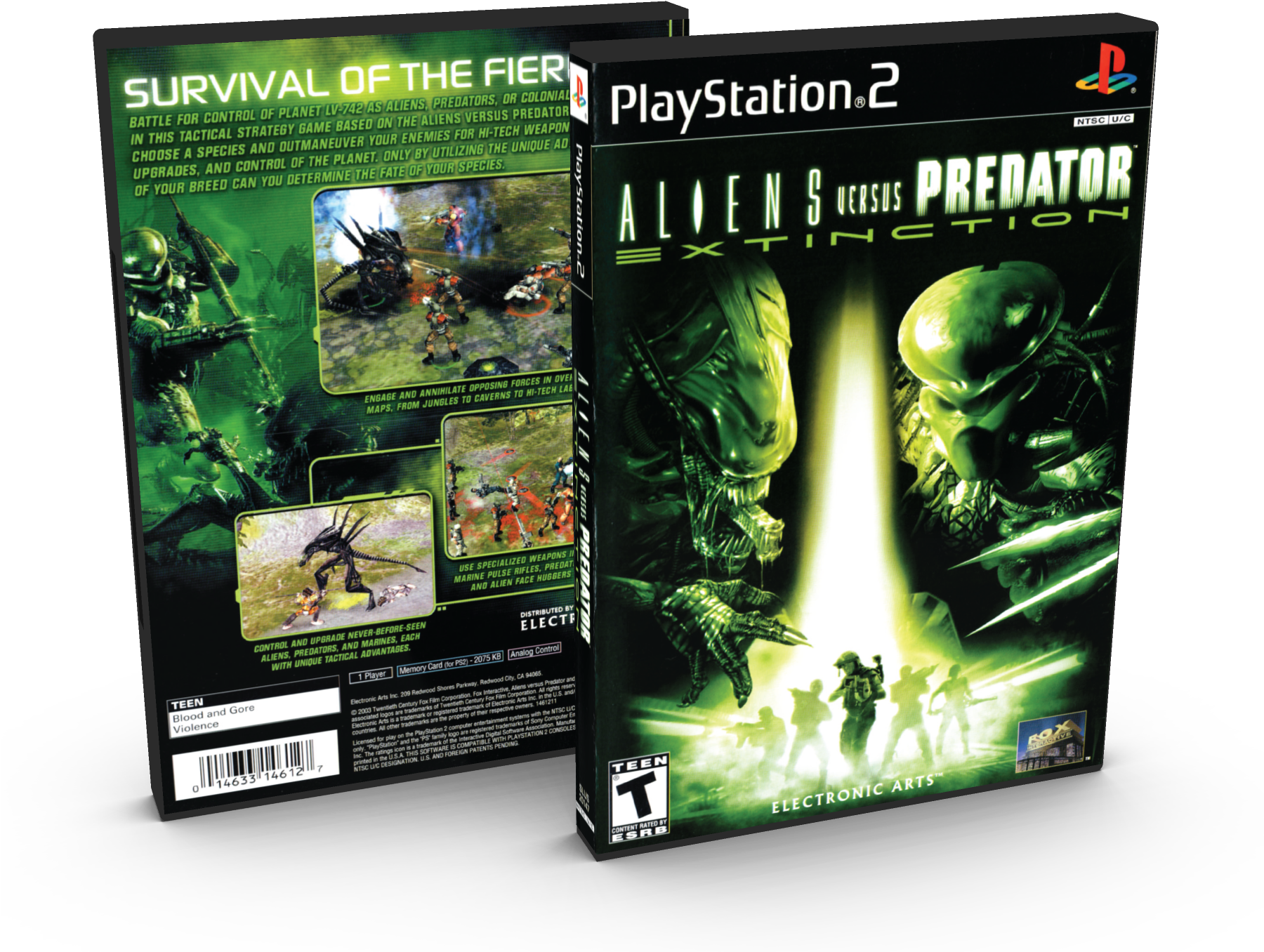 Aliens Versus Predator Extinction P S2 Game PNG Image