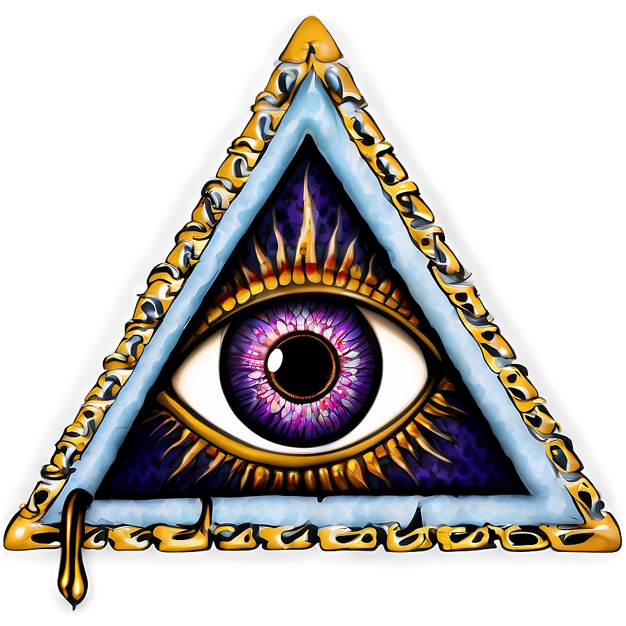 All Seeing Eye Tattoo Design Png Eyu52 PNG Image