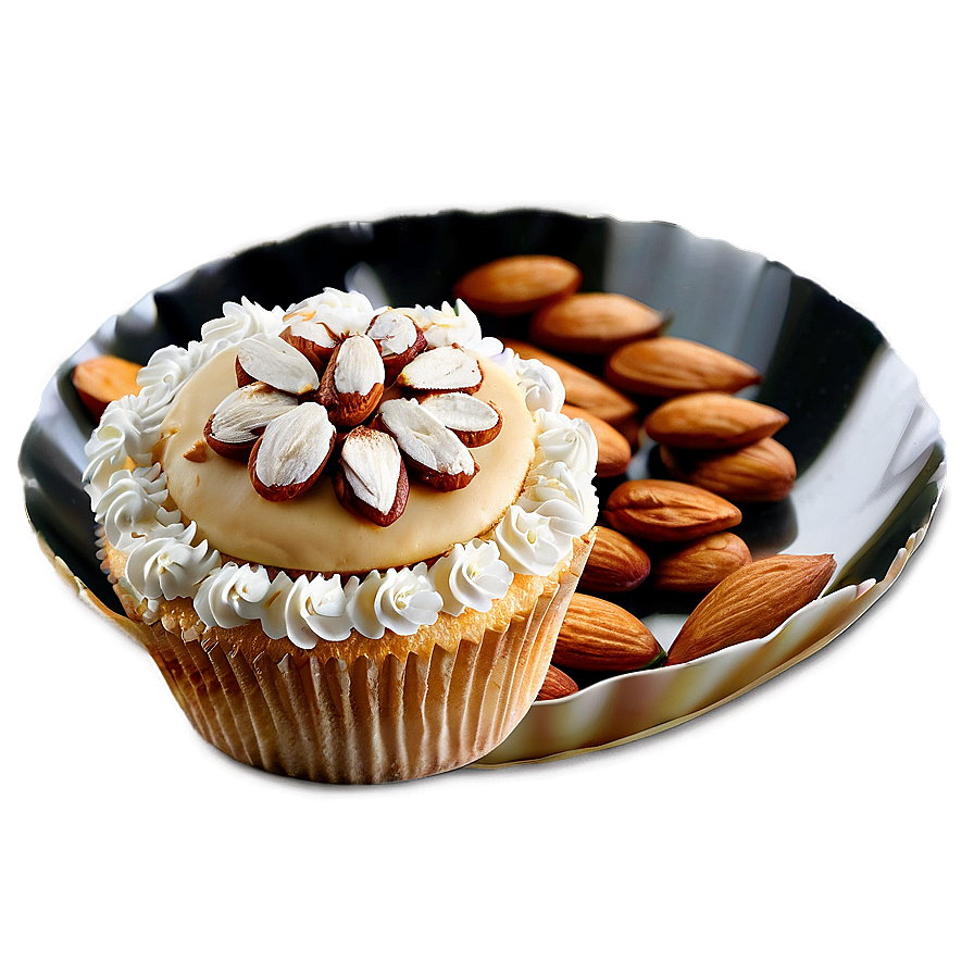 Almond Cupcakes Png Ueq47 PNG Image