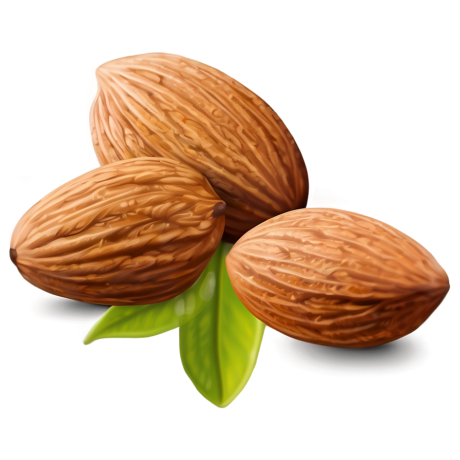 Almond Illustration Png Dpi30 PNG Image