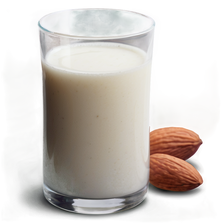 Almond Milk Breakfast Png Row4 PNG Image