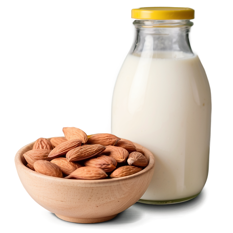 Almond Milk Shelf Life Png Qxs50 PNG Image