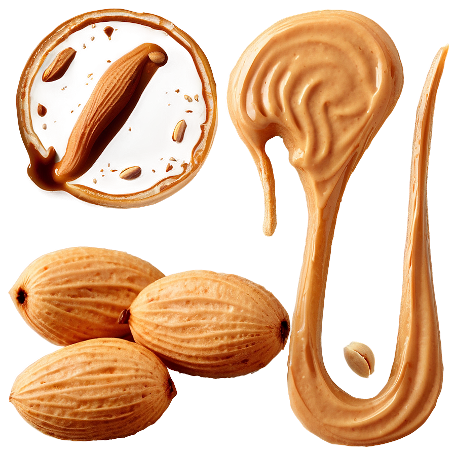 Almond Peanut Butter Png Ris51 PNG Image