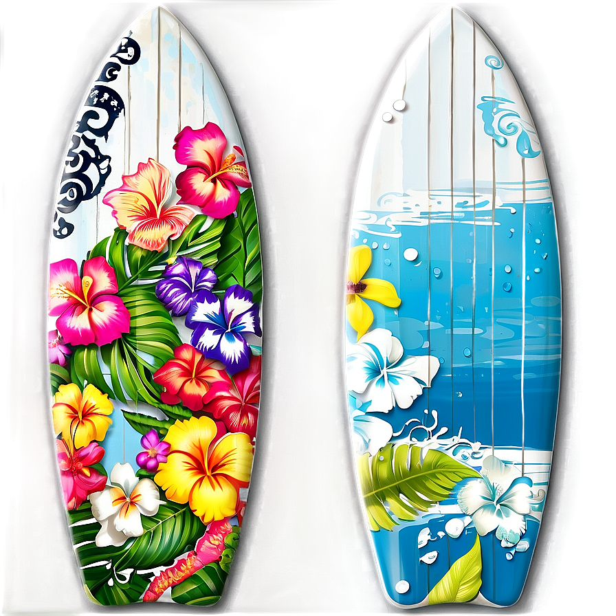 Aloha Surfboard Design Png 06272024 PNG Image