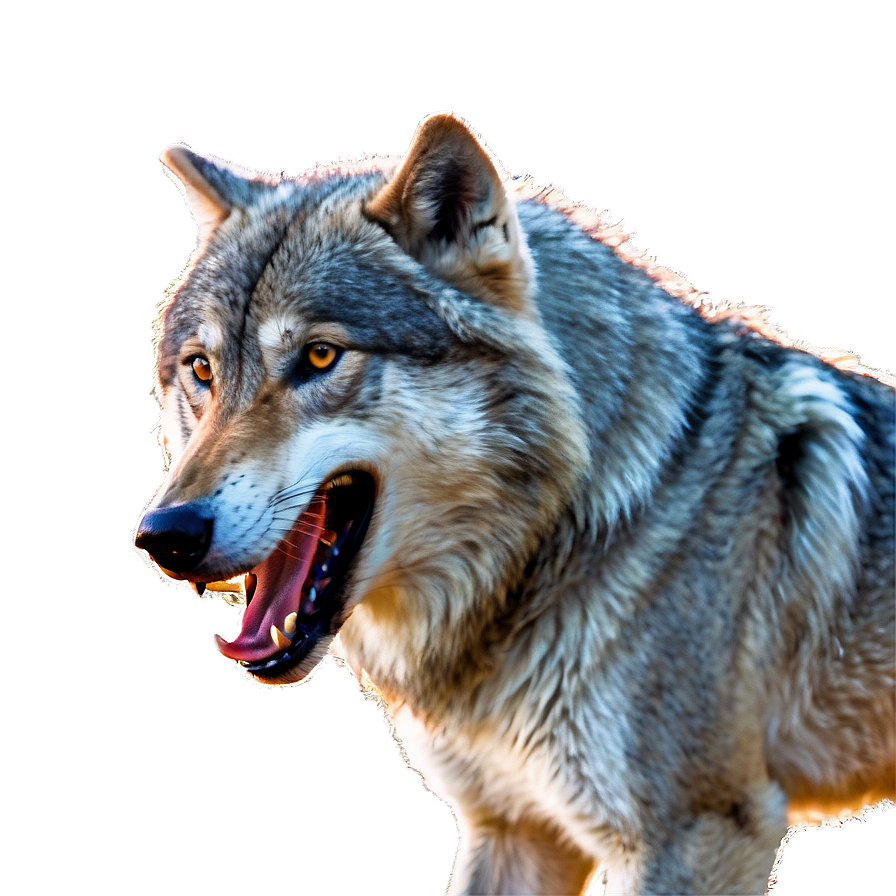 Alpha Wolf In Battle Png 06292024 PNG Image