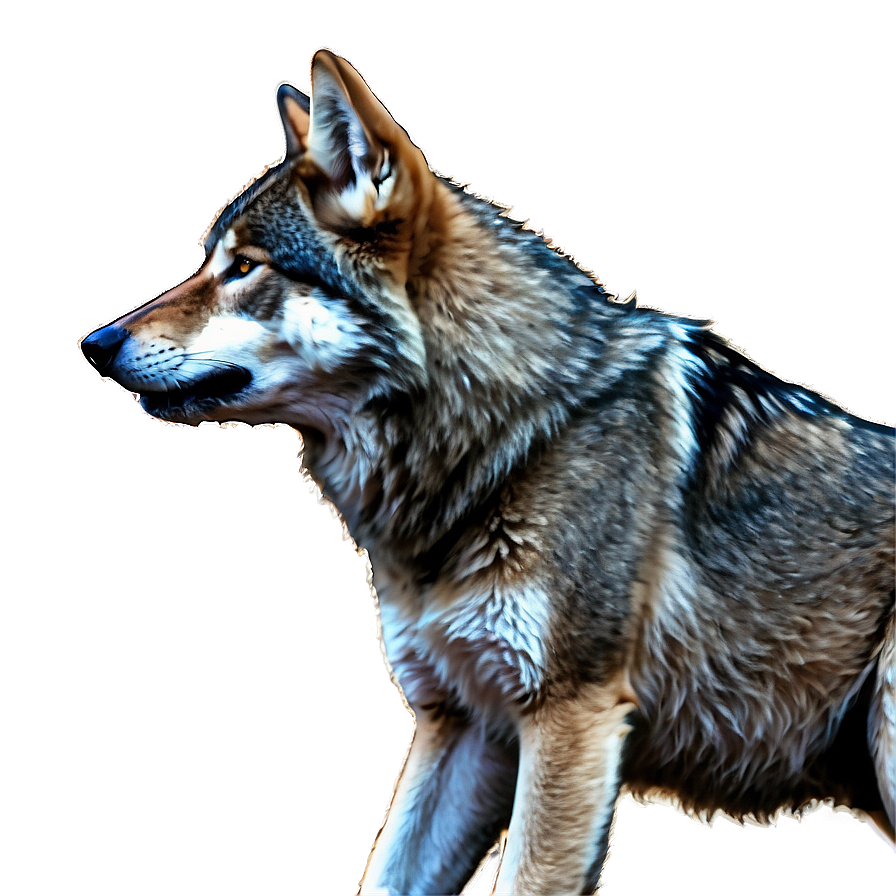 Alpha Wolf In Battle Png Ivb98 PNG Image