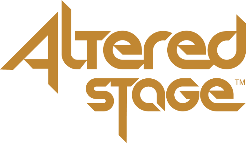 Altered Stage_ Logo_ Orange Blue Background PNG Image