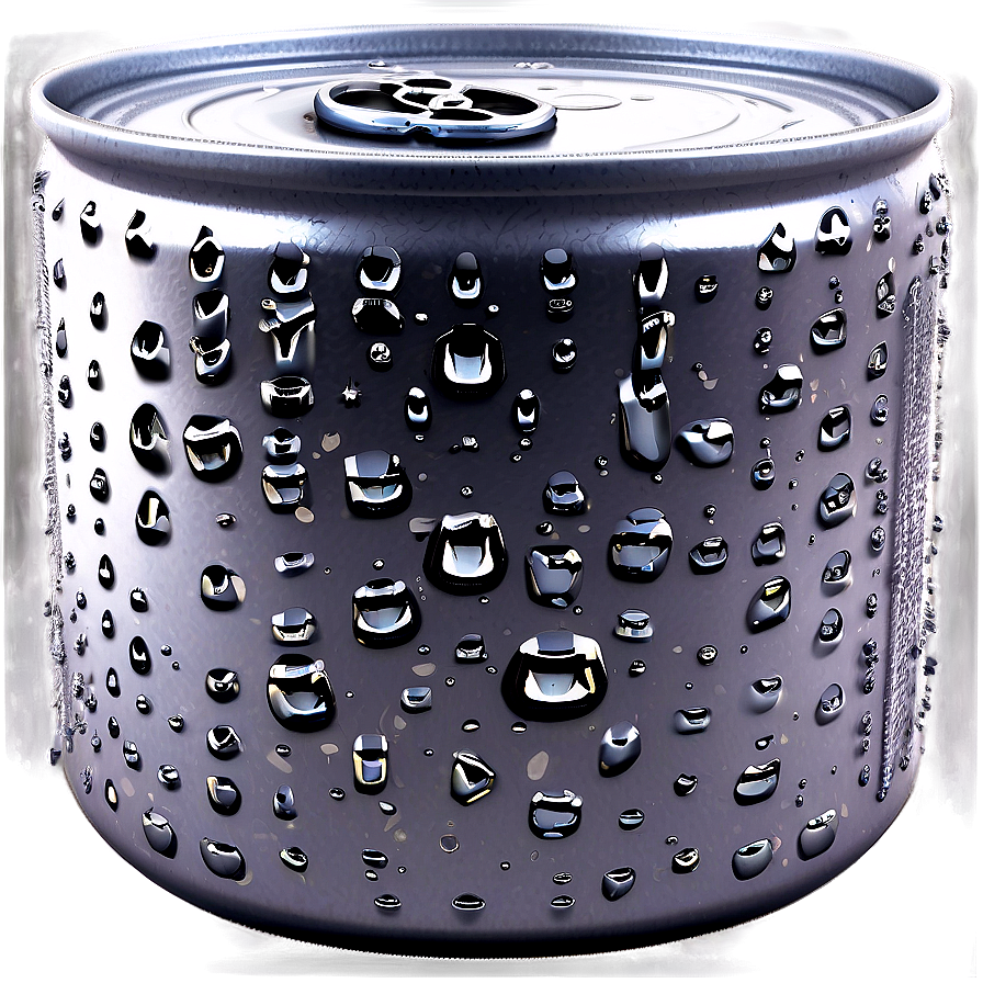 Aluminum Can With Drops Png 06252024 PNG Image